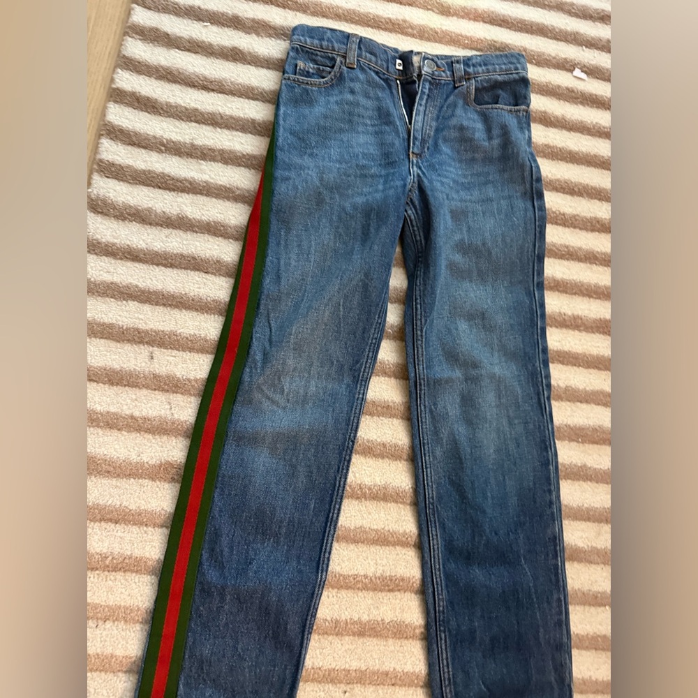 Gucci Dark Blue Denim Pants- boys size 8